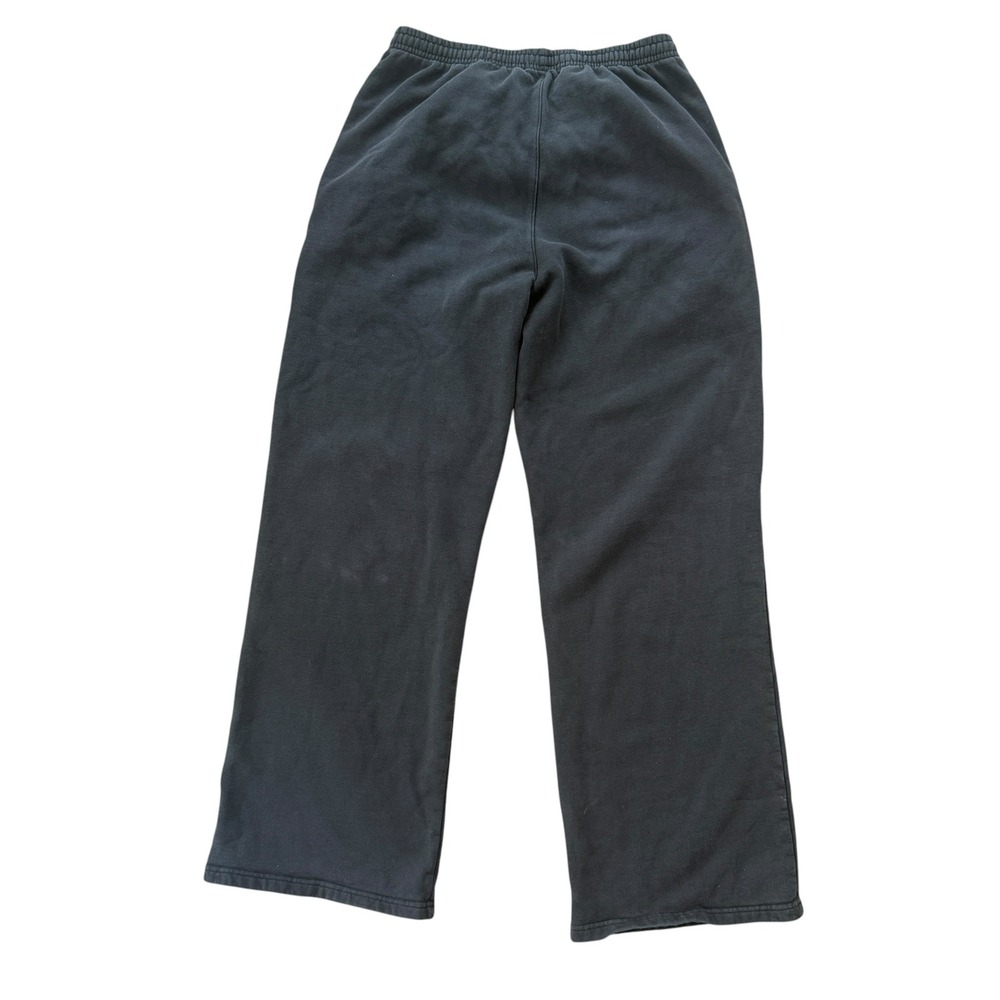 Brandy Melville Anastasia Sweatpants Wide Leg Relaxed Fit One Size Black - Picture 2 of 5